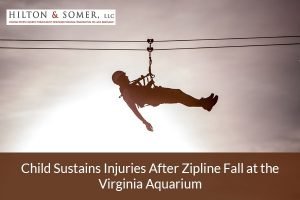 Child Sustains Injuries After Zipline Fall at the Virginia Aquarium personal injury lawyers Fairfax, VA