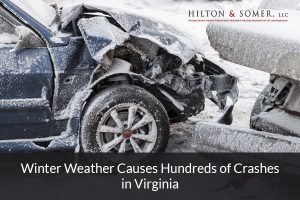 Winter Weather Causes Hundreds of Crashes in Virginia personal injury lawyers Fairfax VA